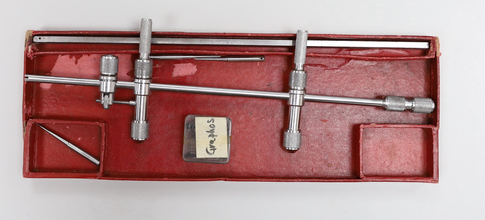 Draughtsman's sets of tools and a map of Sussex